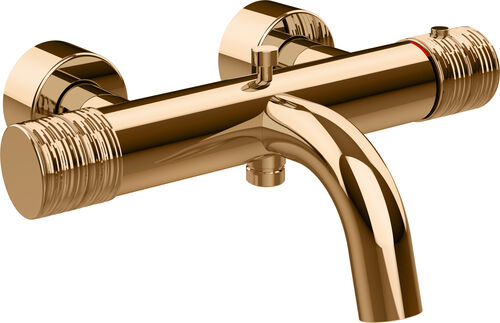 Bademischer Gessi Habito warm bronze PVD trame