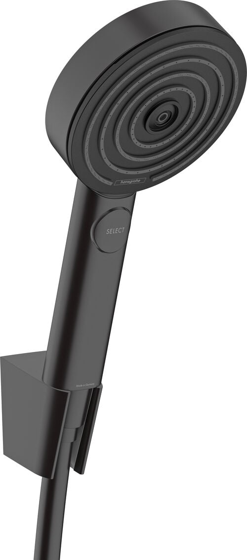 Handbrausegarnitur Hansgrohe Pulsify Select S, EcoSmart Schwarz matt