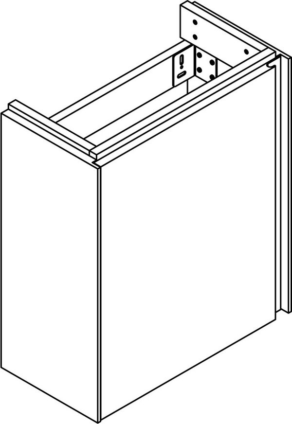 Meuble sous-lavabo Alterna elena guest S Walnut predazzo image number 0