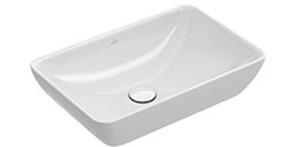 Lavabo d&rsquo;appoggio Venticello, 55 x 36 cm, altezza 10 cm, con troppopieno, senza ripiano per image number 0