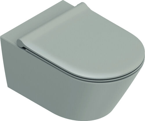 Wand-Klosett Catalano Zero rimless taubengrau matt Cleaneffekt
