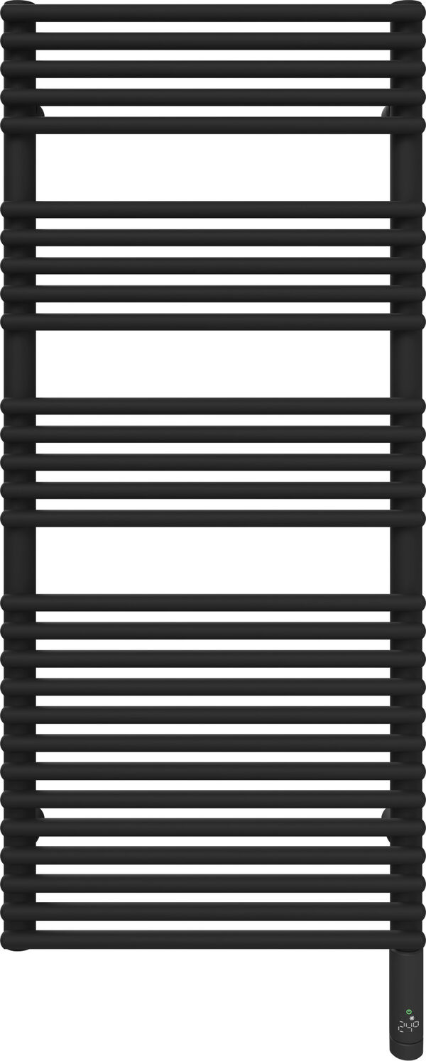Badheizkörper Alterna pali Schwarz matt Heizpatrone rechts image number 0