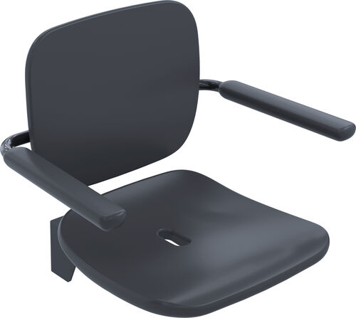 Si&egrave;ge rabattable Hewi LifeSystem Premium Anthracite brillant