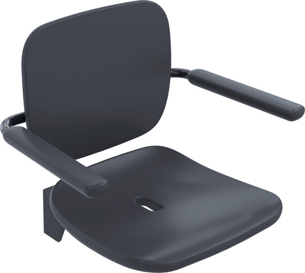 Si&egrave;ge rabattable Hewi LifeSystem Premium Anthracite brillant image number 0
