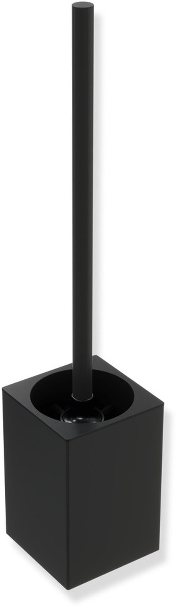 Klosettb&uuml;rstenhalter Hewi 900Q, Edelstahl, Innenbeh&auml;lter aus schwarz mattem Kunststoff, Breite 90 image number 0
