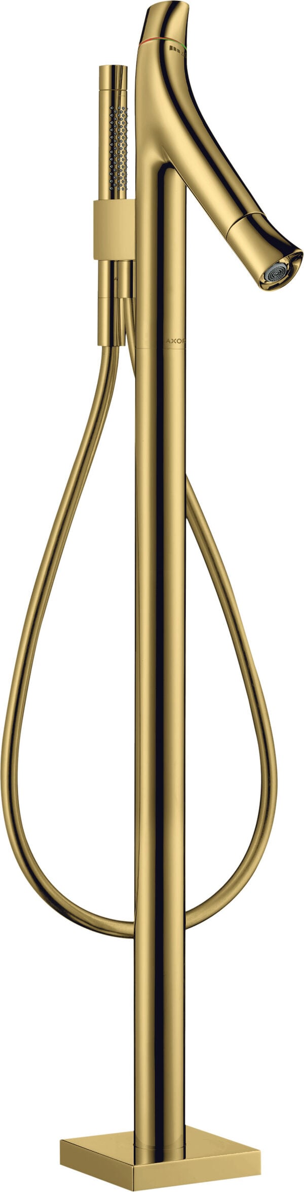 M&eacute;langeur de bain Axor Starck Organic Polished gold optic image number 0