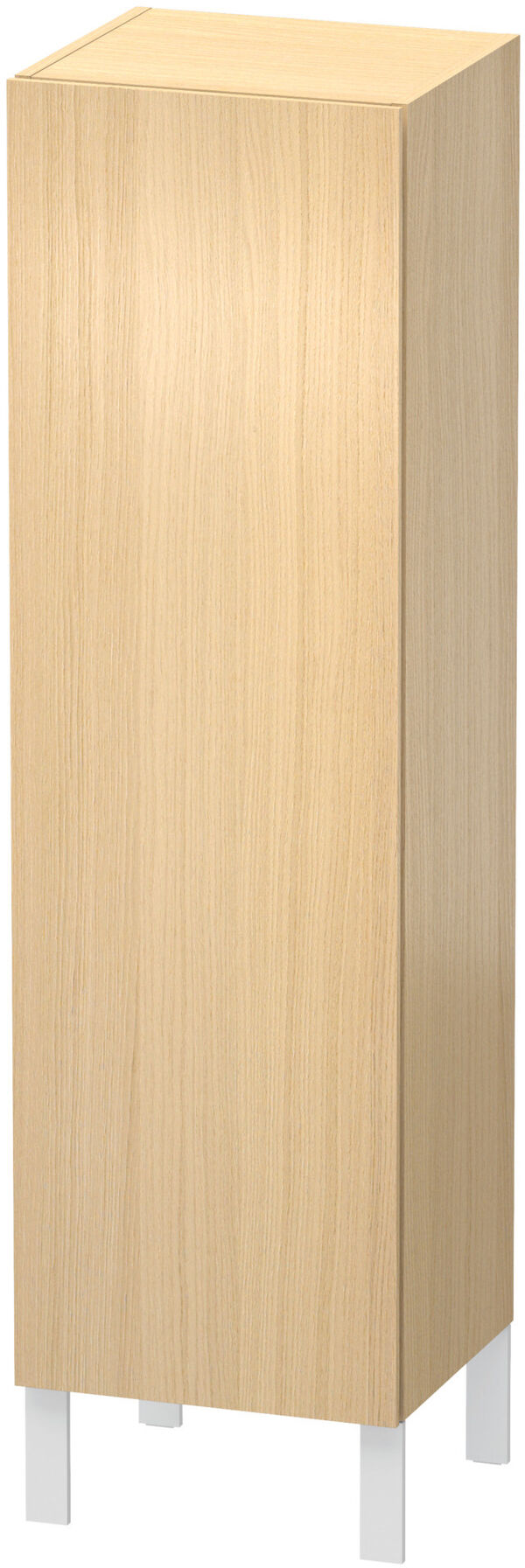 Armadietto laterale L-Cube, in legno impiallacciato, larghezza 40 cm, altezza 132 cm, profondità image number 0