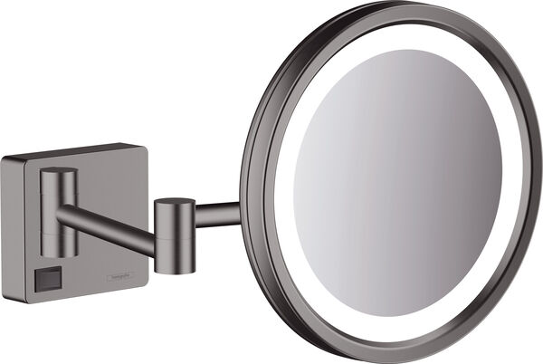 Kosmetikspiegel Hansgrohe AddStoris brushed black chrome image number 0