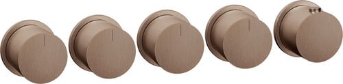 Bade- und Duschenmischer Endmontageset Gessi Habito Copper brushed Bade- und Duschenmischer Endmontageset Gessi Habito Copper brushed