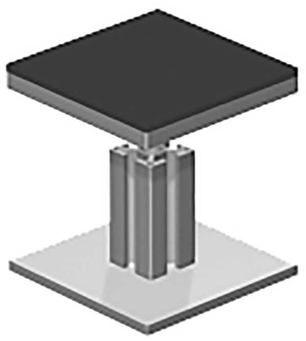 Pied de support Gabag Compact, 11 - 16 cm image number 0