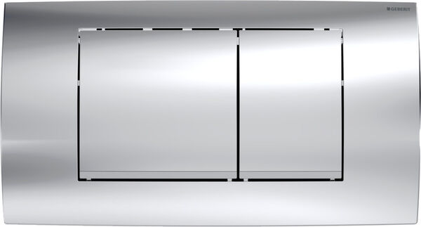 Plaque de d&eacute;clenchement Geberit Twinline30 Chrom&eacute; image number 0