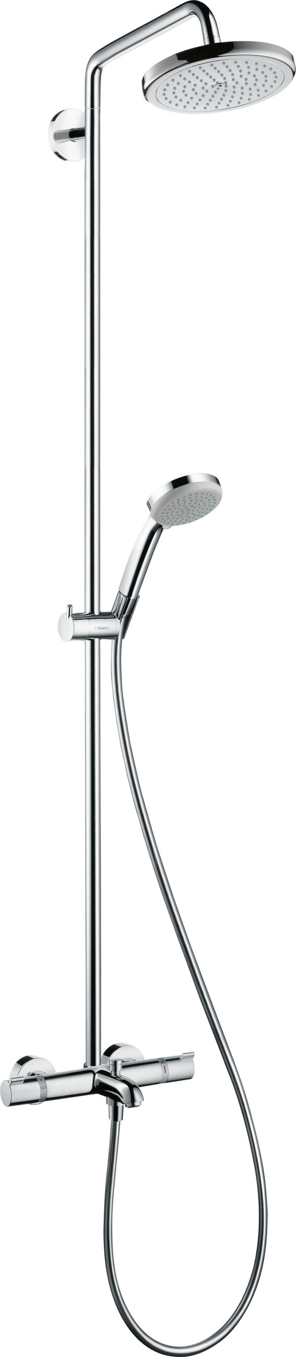 Showerpipe Hansgrohe Croma 220 chromé image number 0