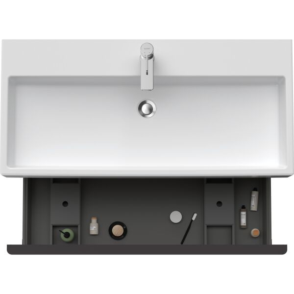 Armadio sottolavabo Duravit D-Neo basalto opaco image number 4