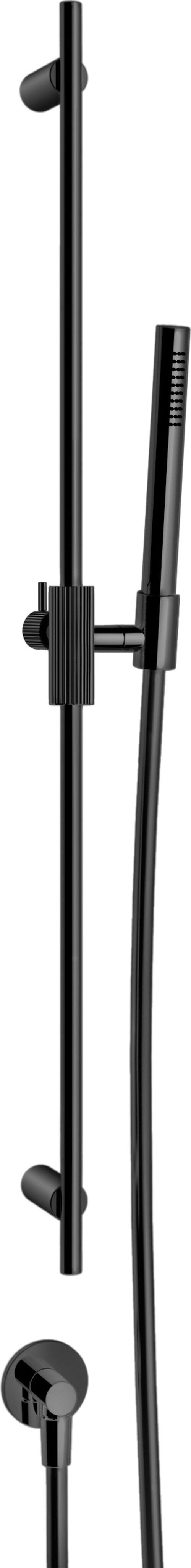 Handbrausegarnitur Gessi Habito black metal rigato