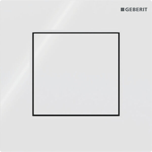 Commande urinoir Geberit HyTouch Typ01 square Blanc image number 0