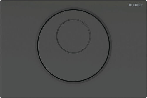 WC-Steuerung Geberit Sigma10 round Schwarz RAL 9005