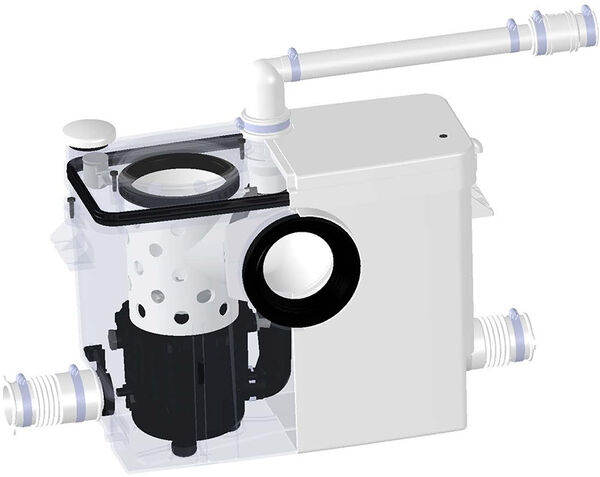 Hebeanlage Saniwall Pro UP weiss image number 0