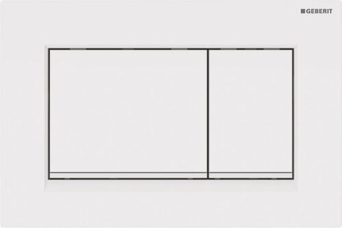 Betätigungsplatte Geberit Sigma20 square weiss