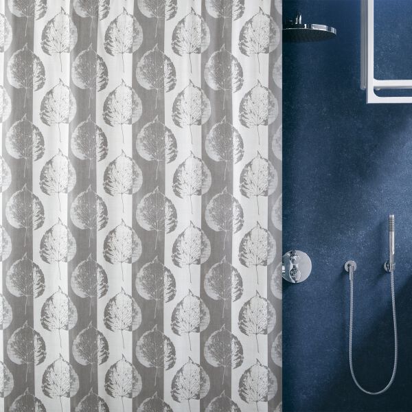 Rideau de douche Spirella taupe image number 1