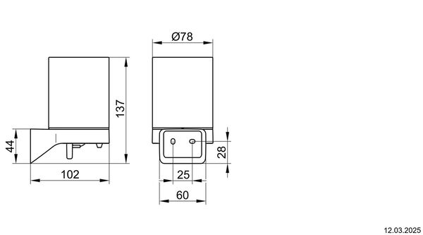 Distributeur de savon Keuco Aveno Noir mat image number 1