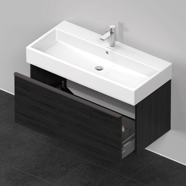 Armadio sottolavabo Duravit D-Neo rovere nero image number 3
