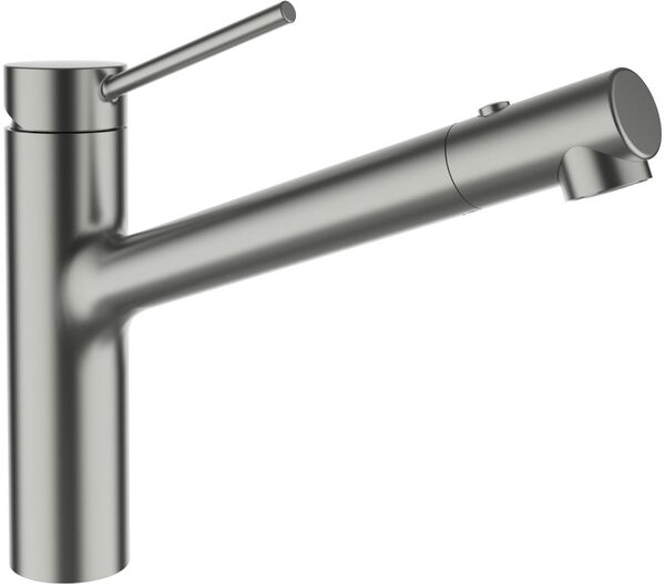 Miscelatore monocomando per lavello Laufen Twinplus, bocca mobile 140&deg;, s 225 mm, con doccia image number 0