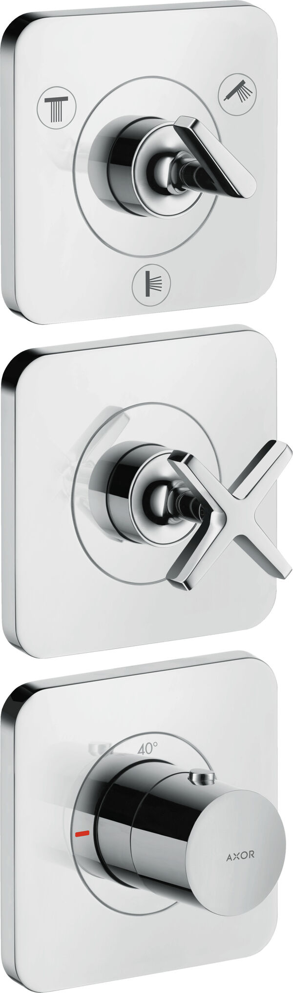 Duschsystem Axor Citterio E, Shower Select verchromt image number 0