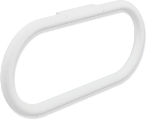 Porte-linge &agrave; anneau Hewi System 480 Blanc mat Peint par poudrage