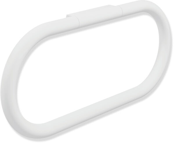 Porte-linge &agrave; anneau Hewi System 480 Blanc mat Peint par poudrage image number 0