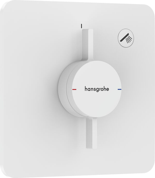 Duschsystem Hansgrohe Duo Turn Q Weiss matt image number 0