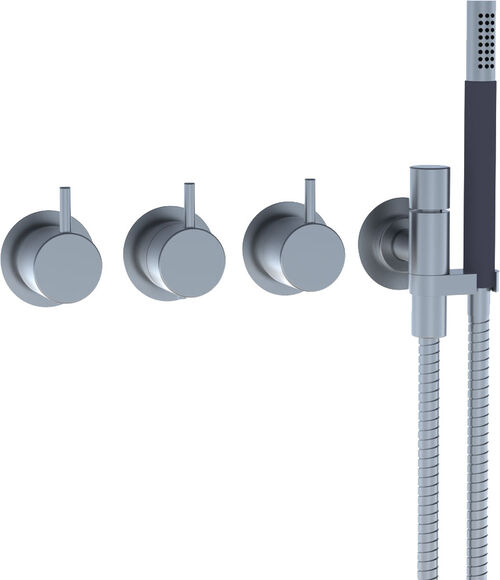 Bade- und Duschmischer Vola 5000 Schwarz matt