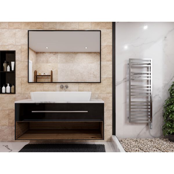 Badheizk&ouml;rper Zehnder Quaro Spa Verchromt Heizpatrone rechts image number 1