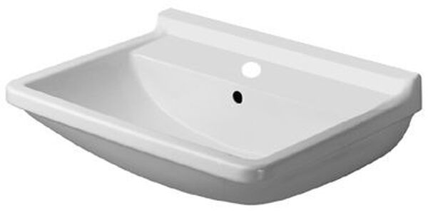 Lavabo Philippe Starck 3 60 x 45 cm, con foro per rubinetteria con troppopieno image number 0