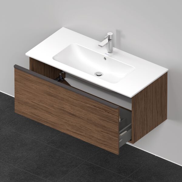 Meuble sous-lavabo Duravit D-Neo Noyer foncé image number 3