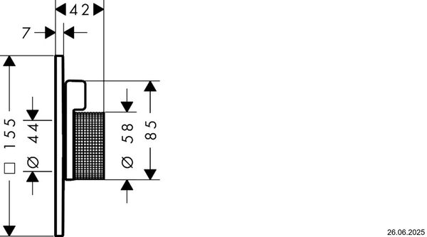 Duschsystem Axor Citterio C Polished red gold image number 1