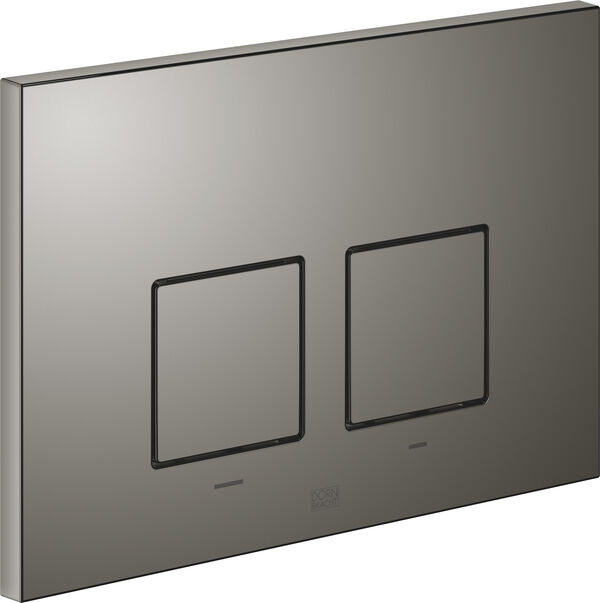 Plaque de d&eacute;clenchement Dornbracht Dark chrome image number 0