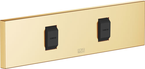 Pomme de douche lat&eacute;rale Dornbracht Water Fan &agrave; encastrer Laiton bross&eacute;