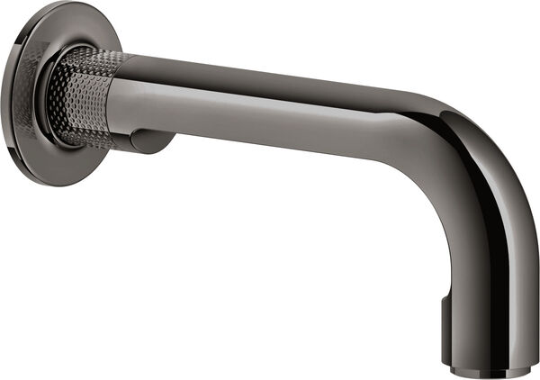 Goulot de baignoire Gessi Inciso &frac12;" Black metal image number 0