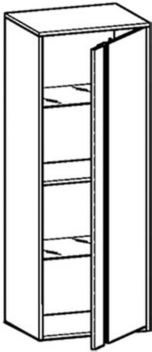 Armoire lat&eacute;rale midi Ketho Blanc mat