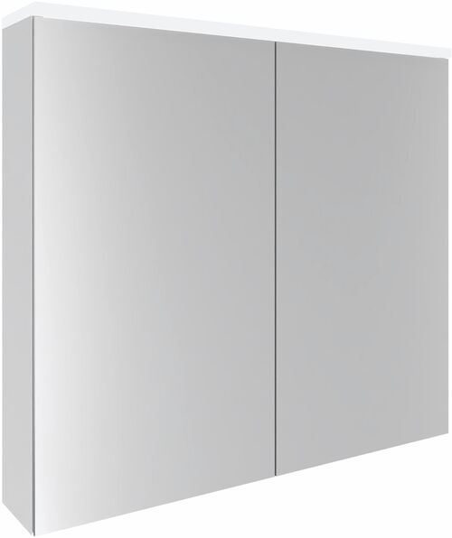 Spiegelschrank Alterna enea LED plus Bergl&auml;rche braun Lichtfarbe stufenlos verstellbar 2700-6500 K