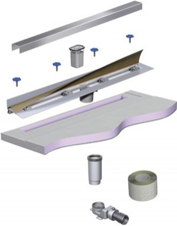 El&eacute;ment de douche Schaco Aqua image number 0