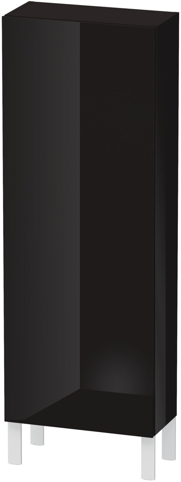 Seitenschrank L-Cube schwarz hochglanz image number 0