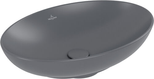 Lavabo d'appoggio Villeroy & Boch Loop & Friends Graphite opaco Cleaneffekt