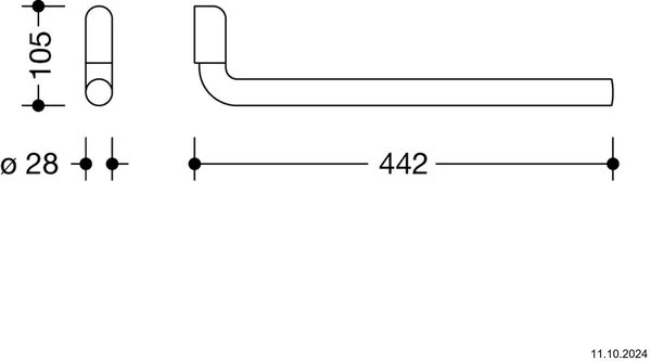 Handtuchhalter Hewi 477 weiss image number 1