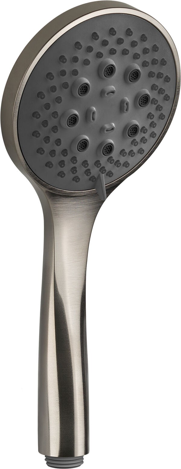 Handbrause Emporio, &Oslash; 100 mm, umstellbar, 3-jet, Antikalk, mit schwarzem Inlay, Durchflussleistung image number 0