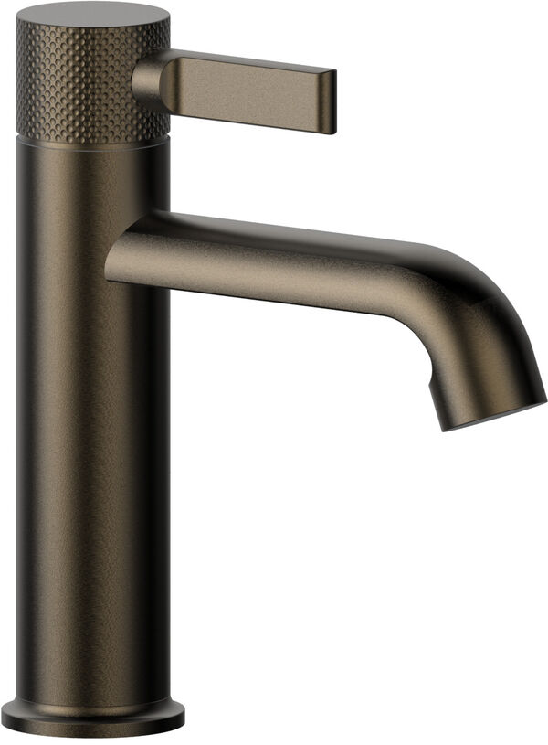 Einlochmischer Gessi Inciso aged bronze image number 0