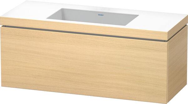Combinazione lavabo Duravit Vero Air, in legno impiallacciato, larghezza 120 cm, altezza 50 cm, image number 0