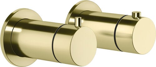 Miscelatore da doccia-set di montaggio finale Gessi Anello / Ingranaggio Ottone PVD