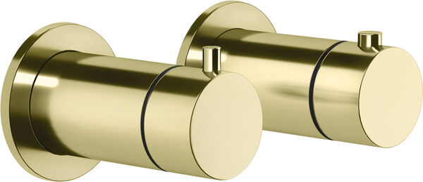 Miscelatore da doccia-set di montaggio finale Gessi Anello / Ingranaggio, rosette rotonde, image number 0