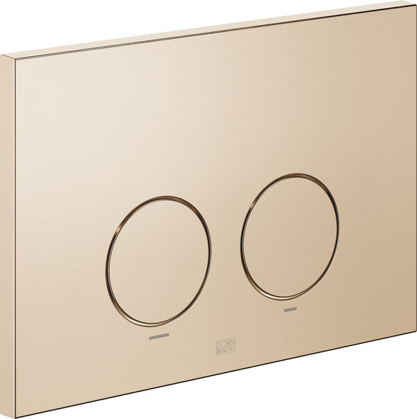 Plaque de d&eacute;clenchement Dornbracht Champagne bross&eacute; image number 0